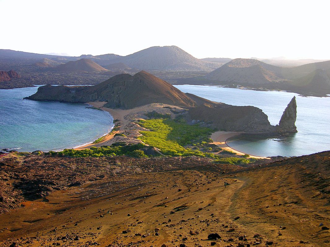 Galapagos 6-2-19 Bartolome Pinnacle Rock From The Top Of The Spatter Cone